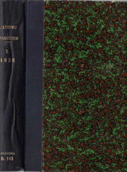 L' Ateneo parmense anno 1938 - copertina