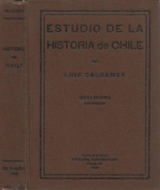 Estudio de la Historia de Chile - copertina
