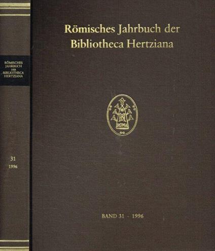 Romisches Jahrbuch der Bibliotheca Hertziana Band 31, 1996 - copertina