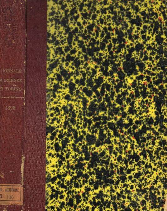 Giornale della R.Accademia di medicina di Torino. Anno LXI, serie IV, vol.IV, 1898 - copertina