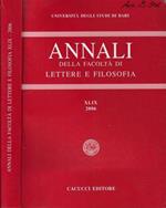 Università degli Studi di Bari annali della Facoltà di Lettere e Filosofia XLIX 2006