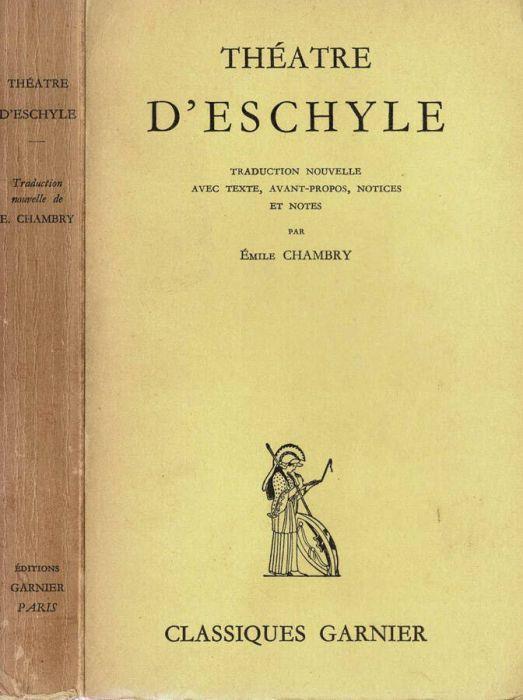 Thèatre - Eschilo - copertina