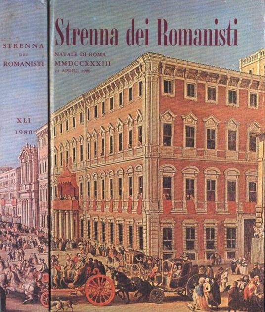 Strenna dei Romanisti Vol. XLI - copertina