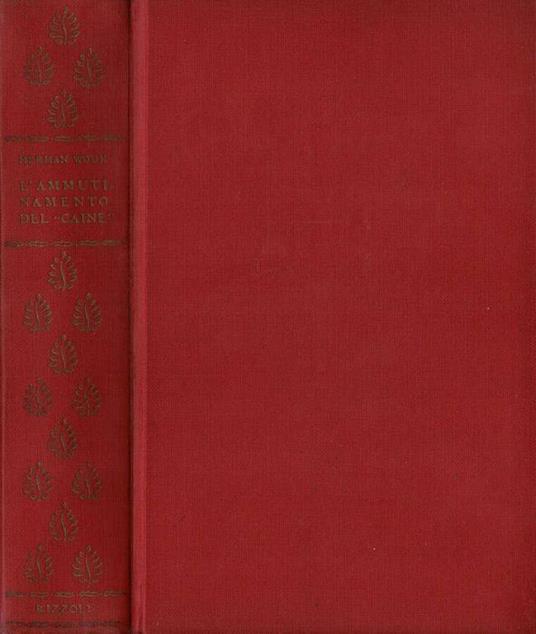 L' ammutinamento del " Caine " - Herman Wouk - copertina