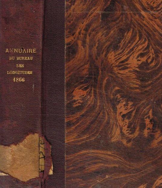 Annuaire pour l'an 1866 publié par le bureau des longitudes - copertina