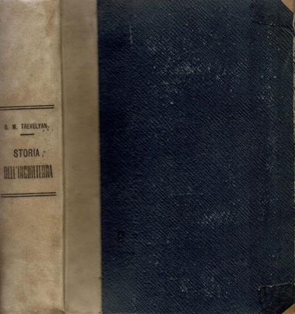 Storia dell'Inghilterra nel secolo XIX - George M. Trevelyan - copertina