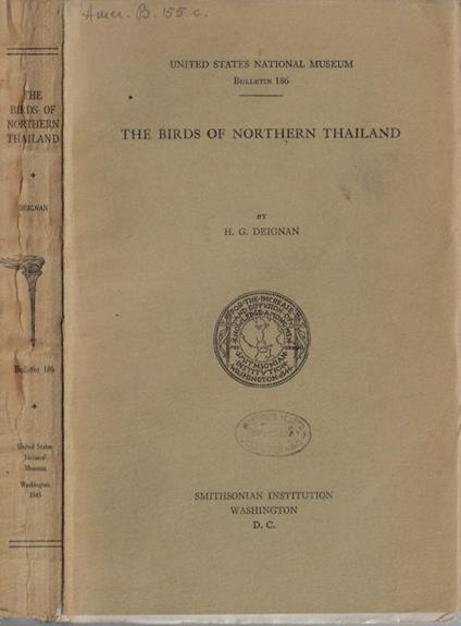The birds of northern Thailand - copertina