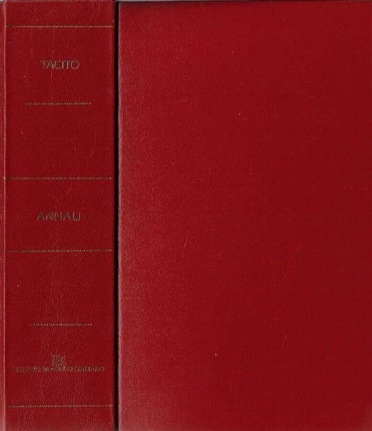 Annali - P. Cornelio Tacito - copertina