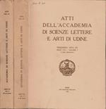 Atti dell'Accademia di Scienze Lettere e Arti di Udine