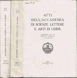Atti dell'Accademia di Scienze Lettere e Arti di Udine