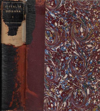 L' Italia odierna Vol. I - Michele Rosi - copertina