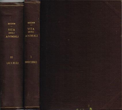 La vita degli animali - Alfred E. Brehm - copertina