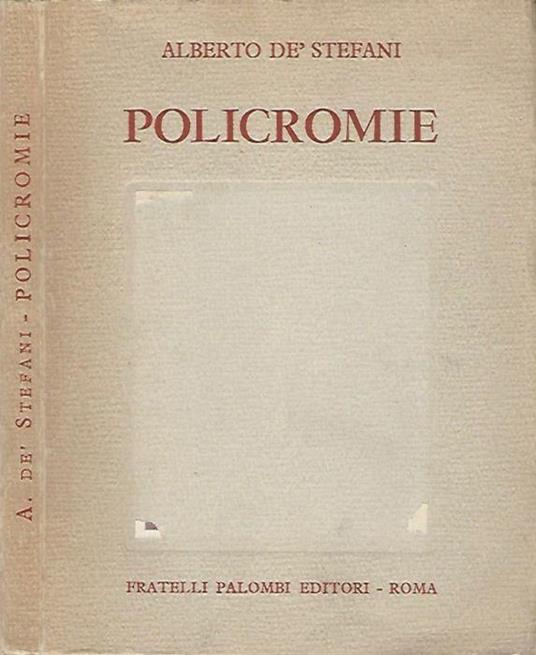 Policromie - copertina
