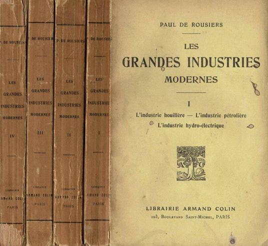 Le grandes industries modernes - copertina