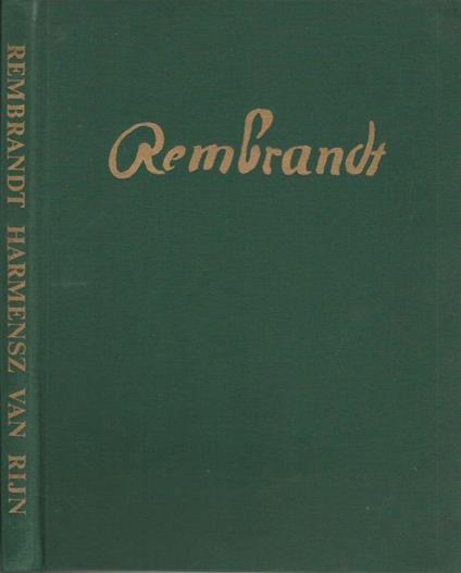 Rembrandt Harmensz van Rijn - copertina