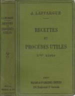 Recettes et procédés utiles (cinquième série)