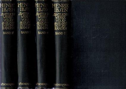 Samtliche Werke - Henrik Ibsen - copertina