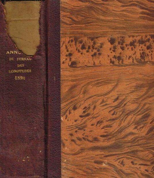 Annuaire pour l'an 1894 publié par le bureau des longitudes - copertina