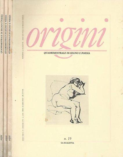 Origini, n. 19, giugno n. 20, novembre n. 21, dicembre anno VIII, 1993 - copertina
