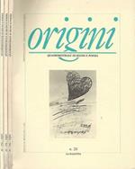 Origini, n. 28, maggio n. 29, novembre n. 30, dicembre anno X, 1996