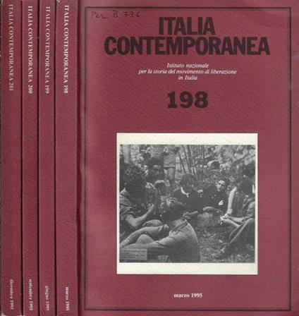 Italia contemporanea anno 1995 N. 198, 199, 200, 201 - Massimo Legnani - copertina