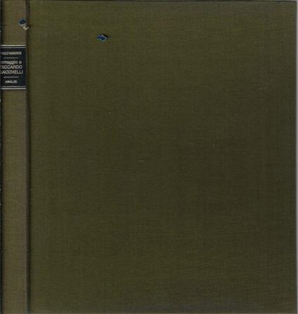 Omaggio a Riccardo Bacchelli - copertina