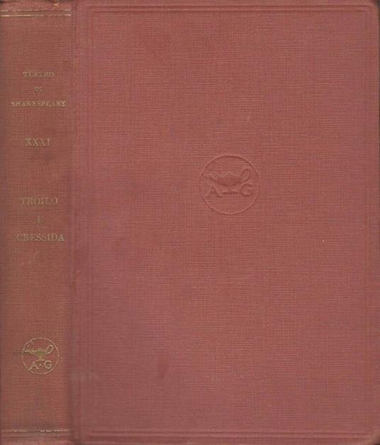 Troilo e Cressida - William Shakespeare - copertina