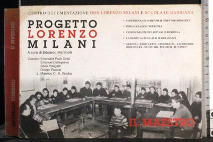 Progetto Lorenzo Milani. Il maestro - copertina