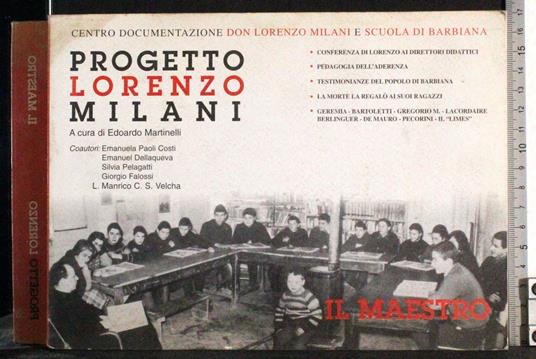 Progetto Lorenzo Milani. Il maestro - copertina