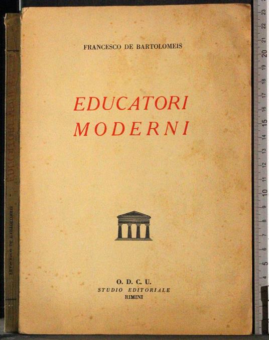 Educatori moderni - copertina