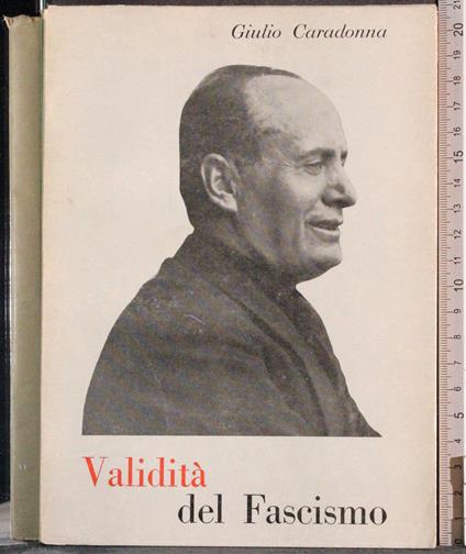 Validità del Fascismo - copertina