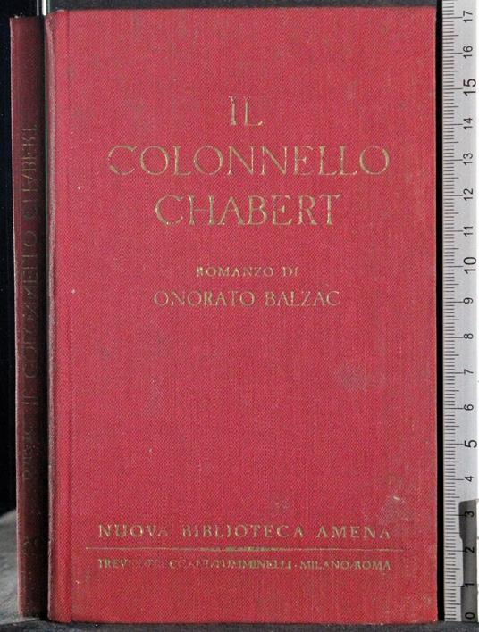 Il colonello Chabert - Honoré de Balzac - copertina
