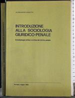 Introduzione alla sociologia giuridico-penale