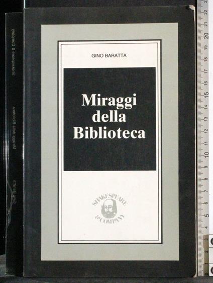 Miraggi della Biblioteca - Gino Baratta - copertina