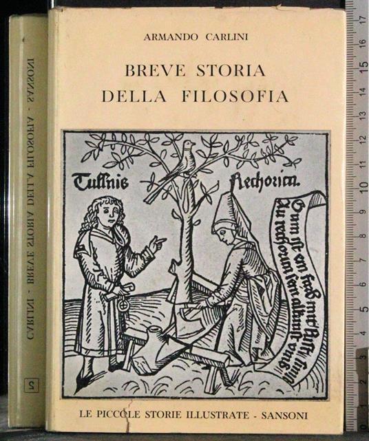 Breve storia della filosofia - Armando Carlini - copertina