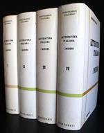 Letteratura italiana. I minori. 4 Vol