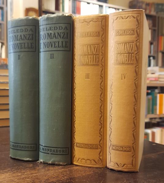 ROMANZI E NOVELLE (4 Volumi) - Grazia Deledda - copertina
