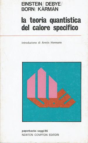 teoria quantistica del calore specifico - copertina
