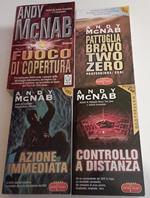 Stock n. 18- Quattro libri di Andy McNab,titoli nella foto e nelle note