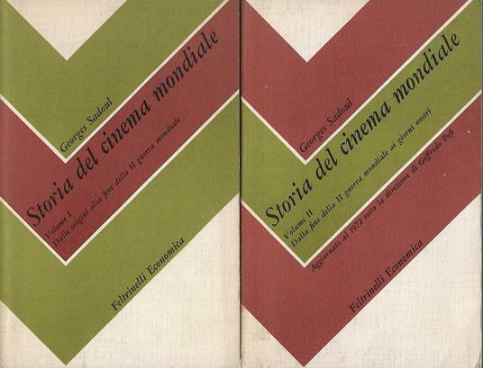 Storia del cinema mondiale - Georges Sadoul - copertina