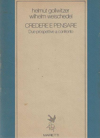 Credere e pensare - due prospettive a confronto - copertina
