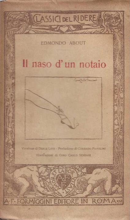 Il naso d'un notaio - Edmond About - copertina
