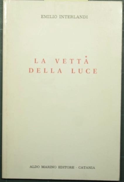 vetta della luce - copertina