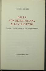 Dalla non belligeranza all'intervento
