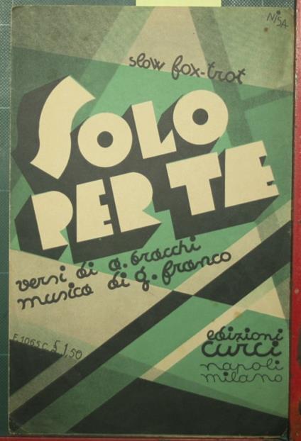 Solo per te - copertina