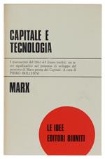 Capitale E Tecnologia. Manoscritti 1861-1863. A Cura Di Piero Bolchini [Nuovo]