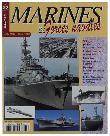 Marines & Forces Navales N. 82: Rubis De Grasse Blue Ridge Marine Canadienne - copertina