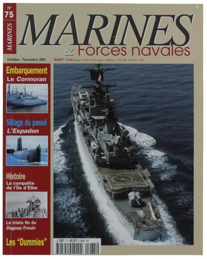 Marines & Forces Navales N. 75: Cormoran Espadon Ile D'Elbe Duguay-Trouin - copertina
