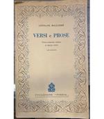 Versi e prose