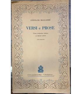 Versi e prose - copertina
